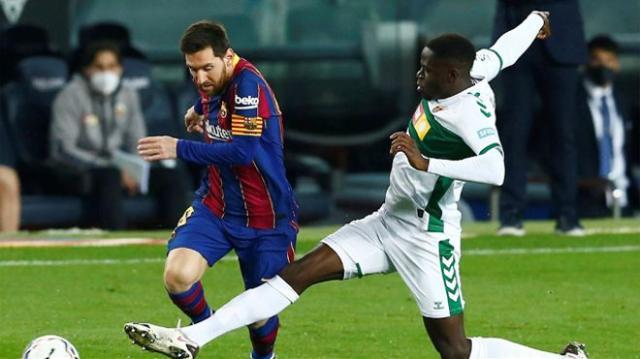 Kaiyun Sports-开云体育-巴萨大胜保级队,梅西梅开二度独占射手榜首