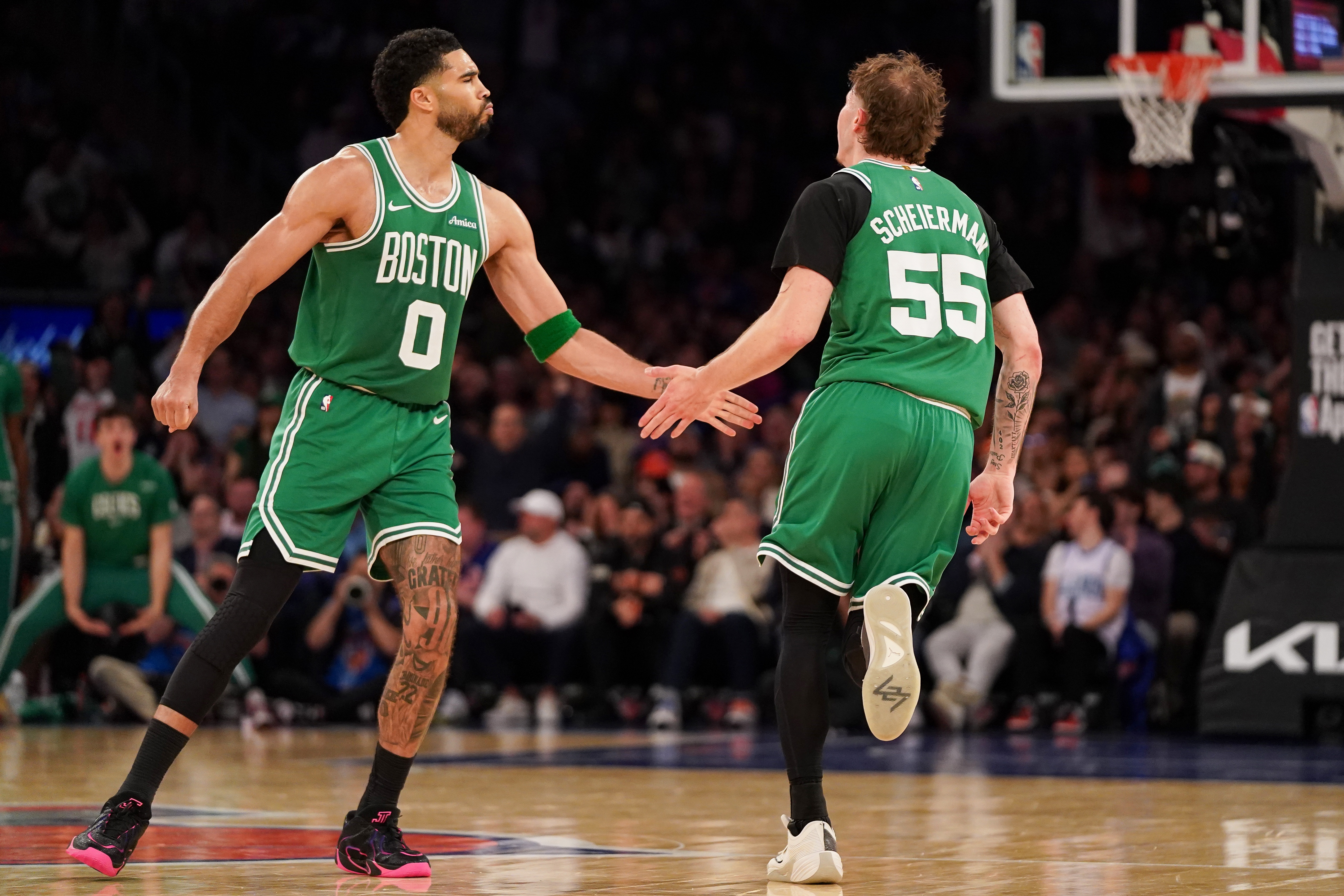 开云体育官方网-谢尔曼：塔图姆还是那个塔图姆 他今天在场上依旧沉着镇定